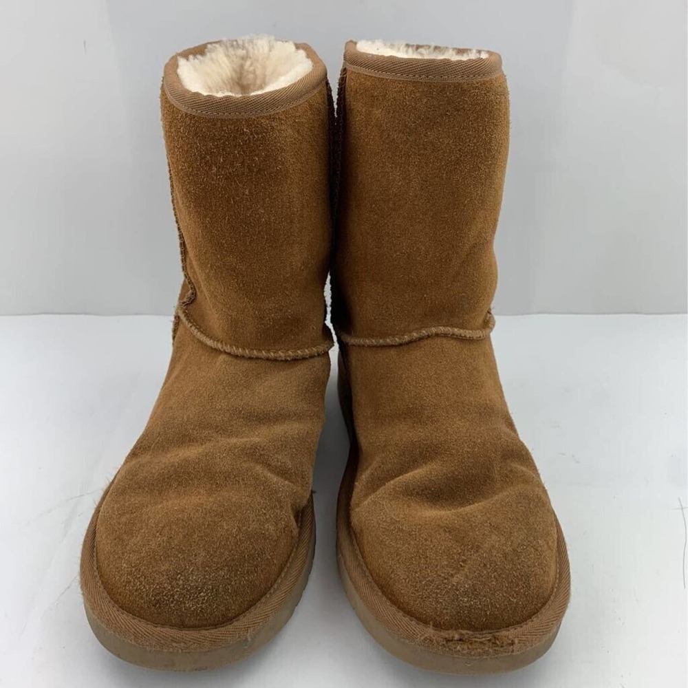 Koolaburra By UGG Womens Koola Short Boots Brown Pull On Round Toe 7 - Picture 3 of 10